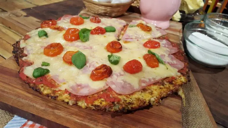 Cómo se hace la pizza de coliflor